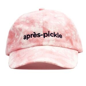 NWT après-pickle Pink and White Tie-Dye Baseball Cap